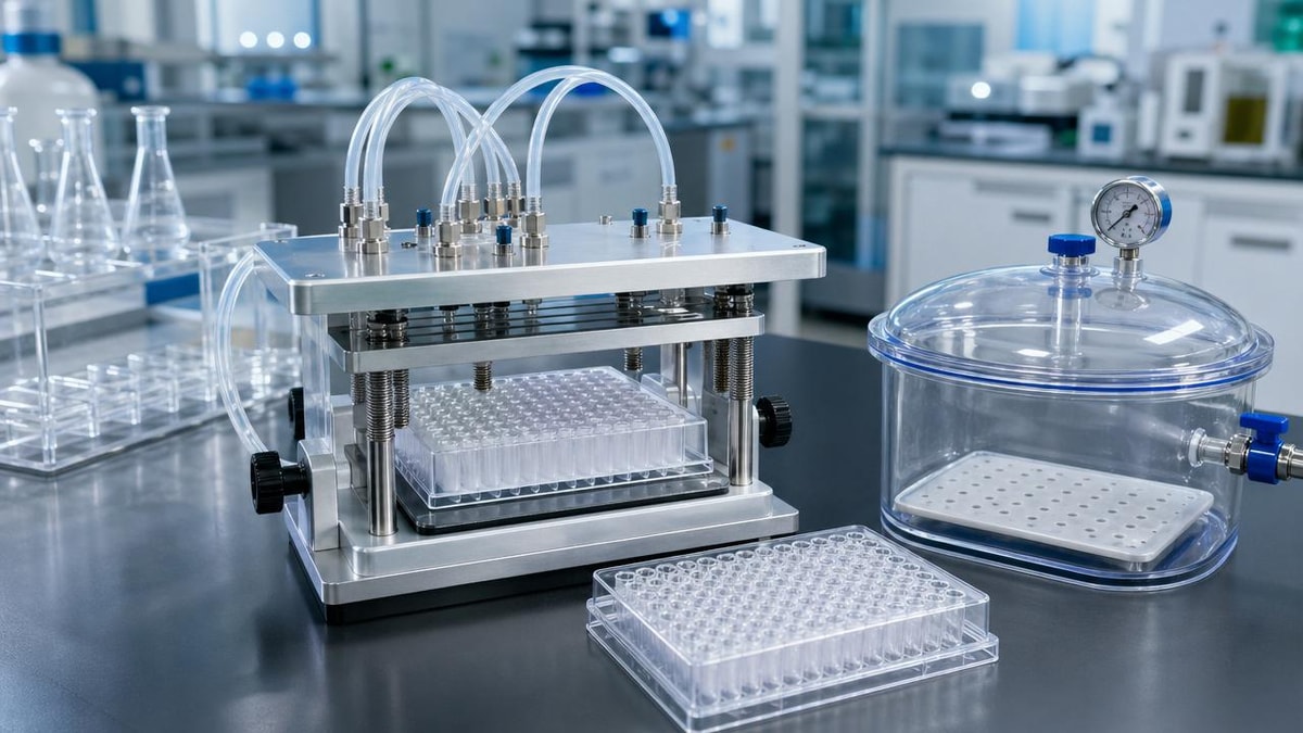Vacuum manifold for microplates: where throughput really drops