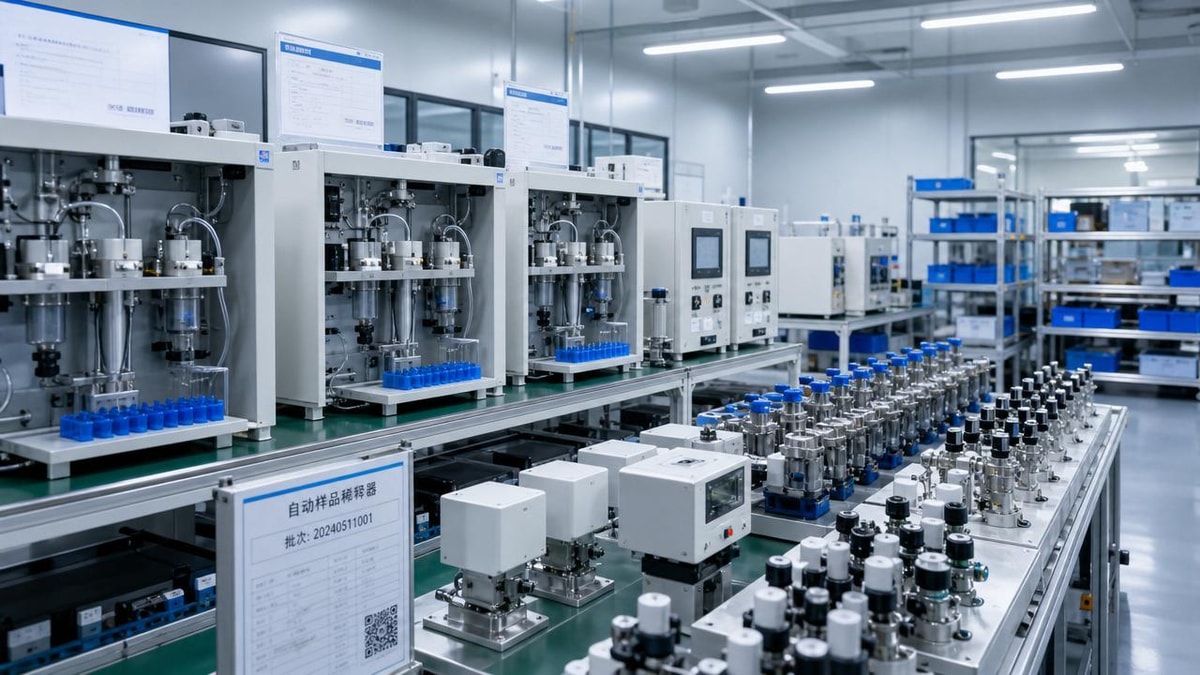 Automated Sample Dilutor Factory: Signs the Process Is Mature