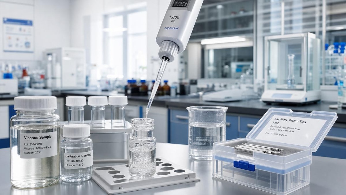 Positive Displacement Pipette OEM for Viscous Samples