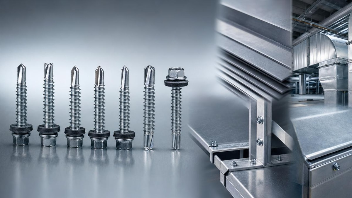 Self-Drilling Screws Wholesale: Why Drill Point Design Changes Installation Speed