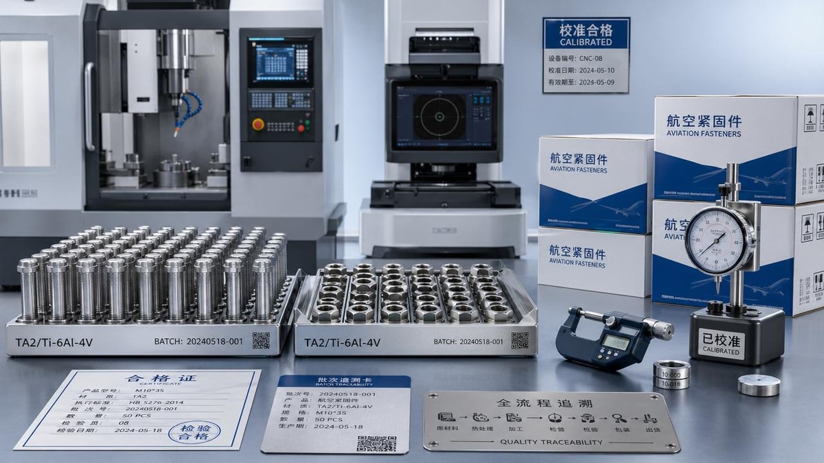 Aerospace Grade Fasteners Factory Checklist for Consistency and Traceability