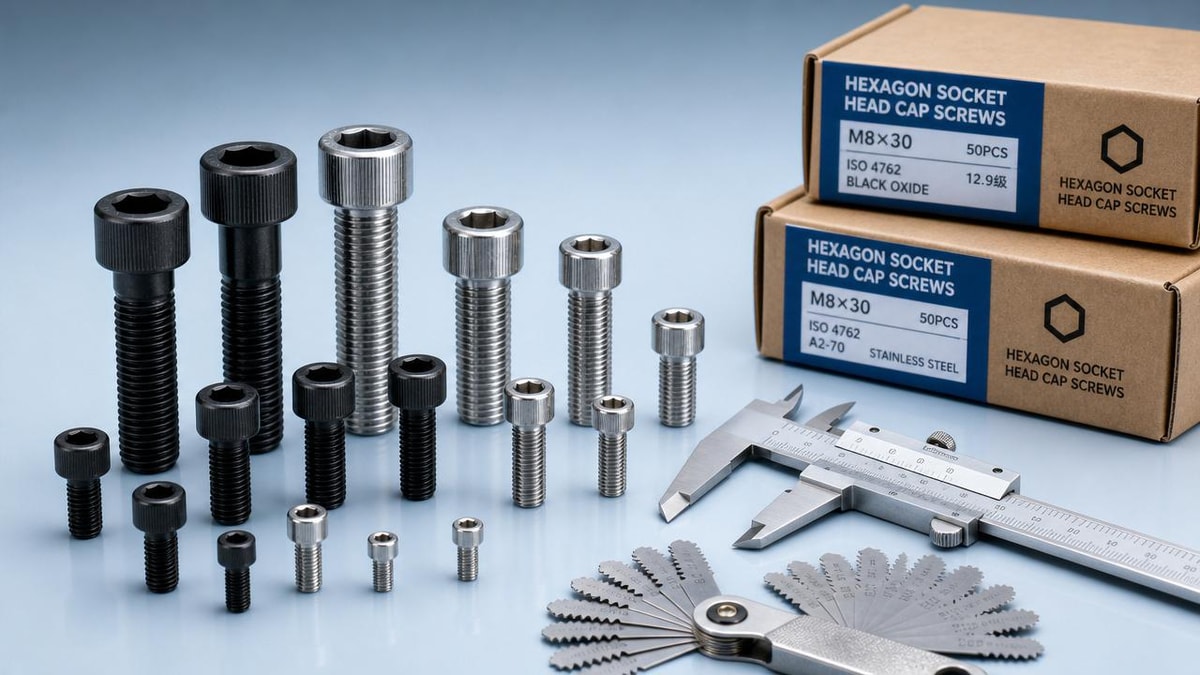 Socket Head Cap Screws Wholesale: Sizes, Standards, and Ordering Pitfalls