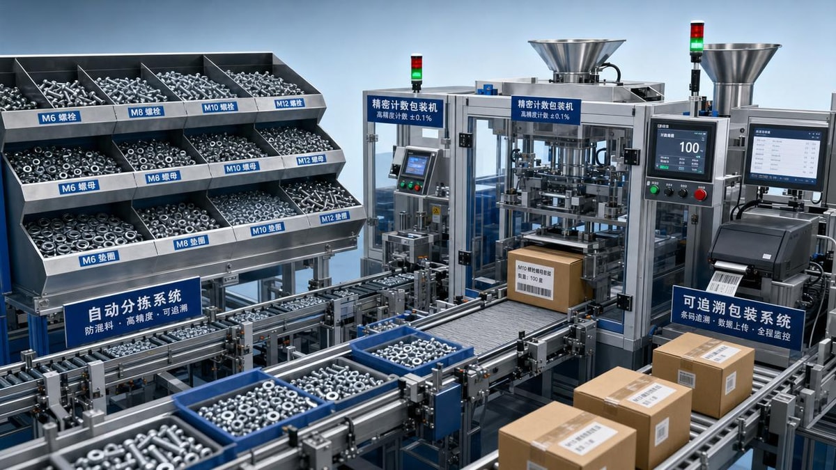 Fastener Sorting and Packing Factory: What Reduces Shipping Errors