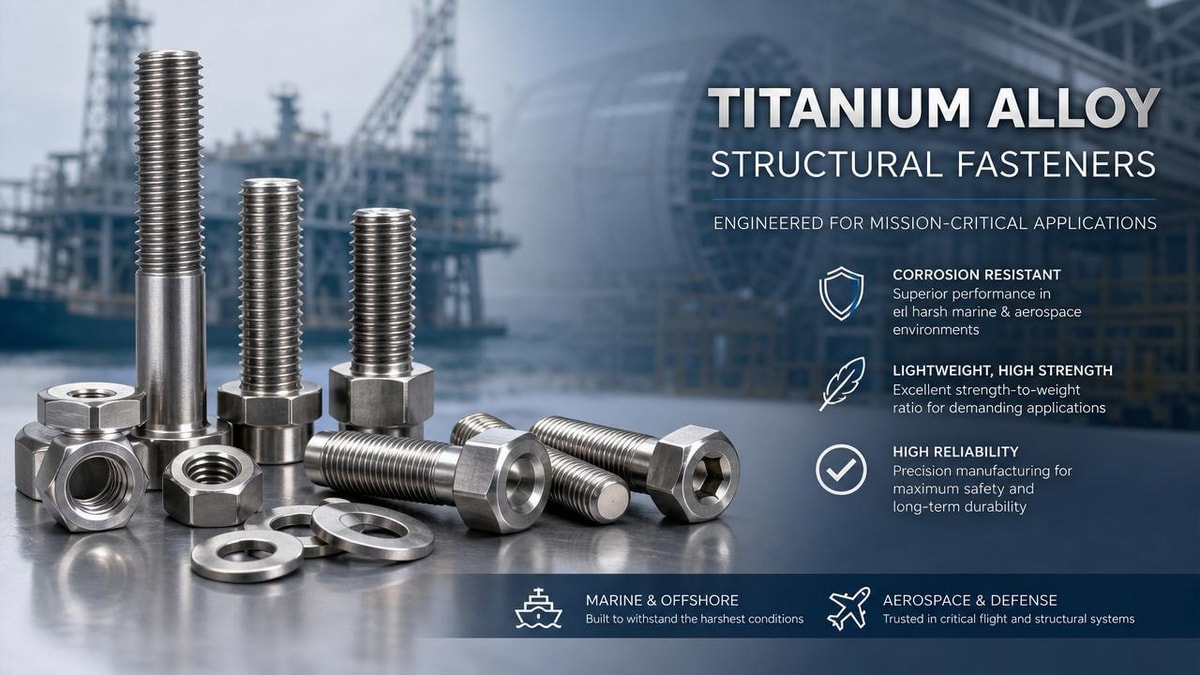 Titanium Structural Bolts Factory: When the Premium Actually Pays Off