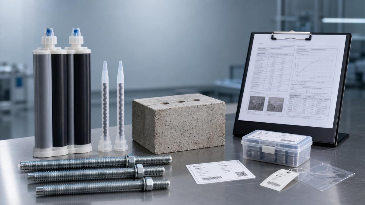 Chemical Anchor Manufacturer: What to Check Before Approving a New Source