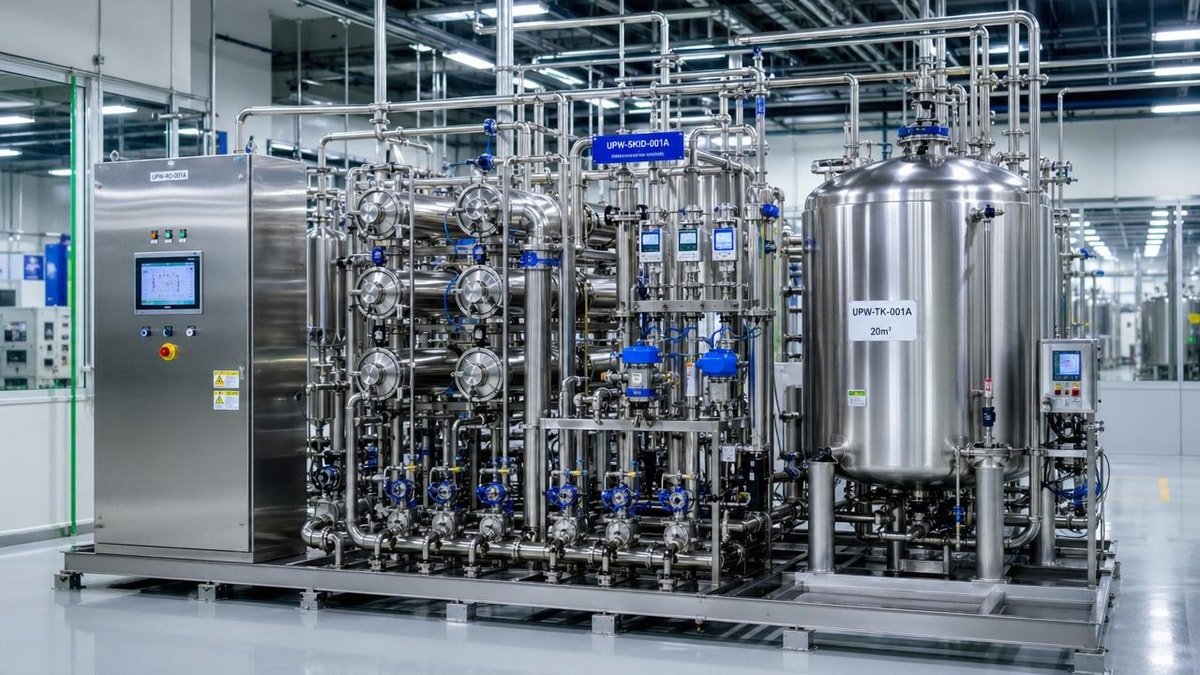 Ultra-pure Water Skids: Avoiding Startup Delays in Semiconductor Facilities