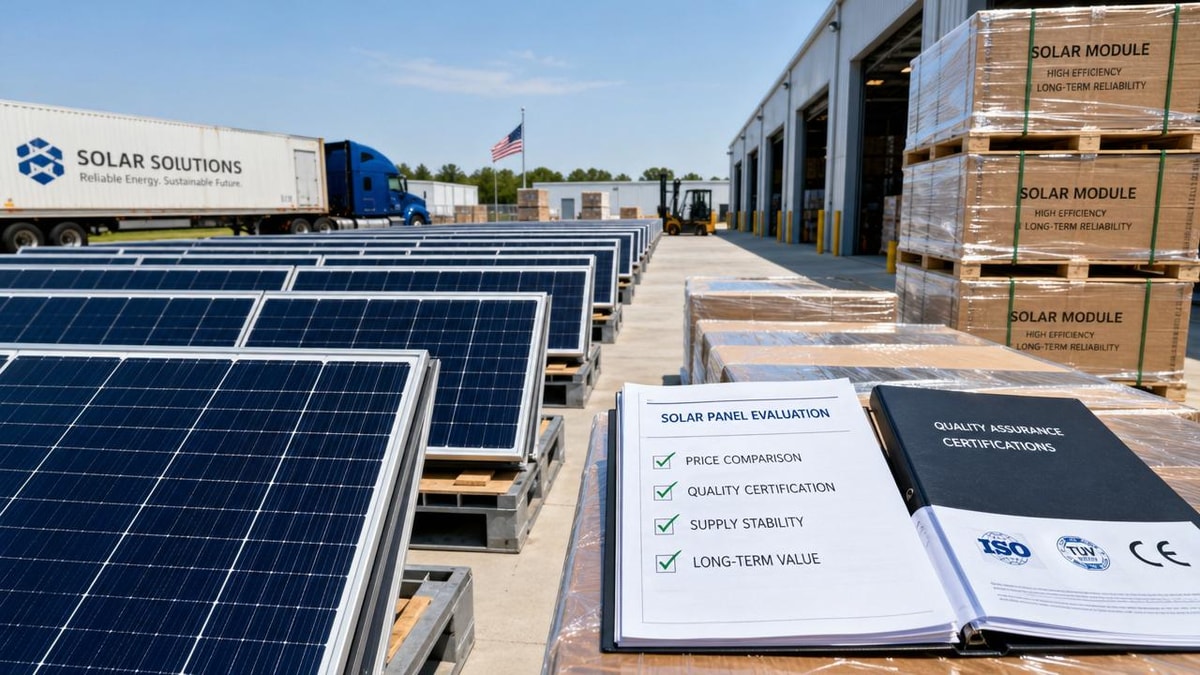 Solar Panels Wholesale USA: How to Compare Pricing Without Overlooking Quality