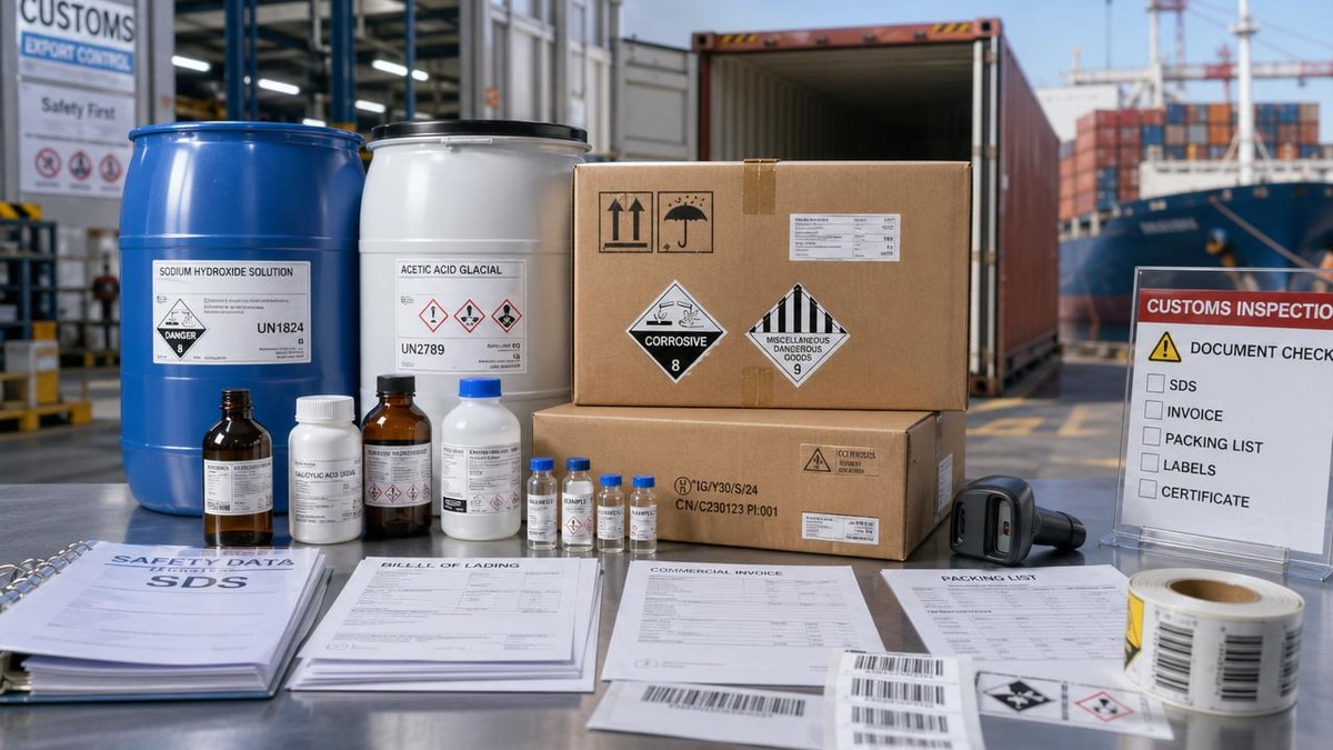 Chemical Trade Compliance Risks That Delay Cross-Border Orders