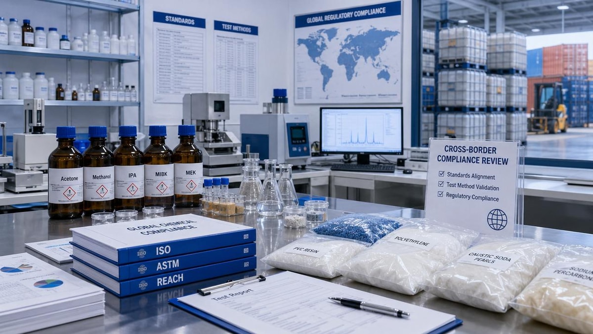 What keeps chemical material standards from matching globally?