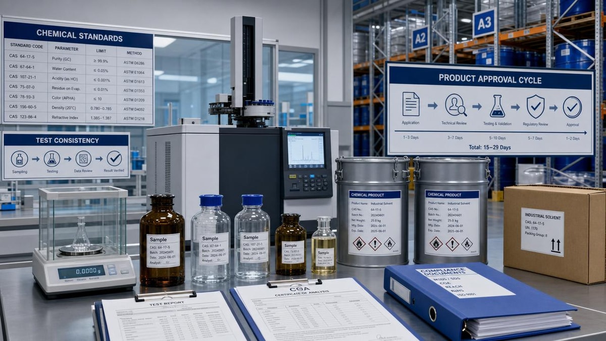 How chemical standards affect product approval timelines