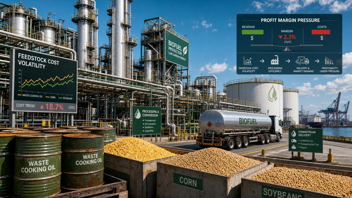 Is the biofuel industry entering a margin squeeze phase?