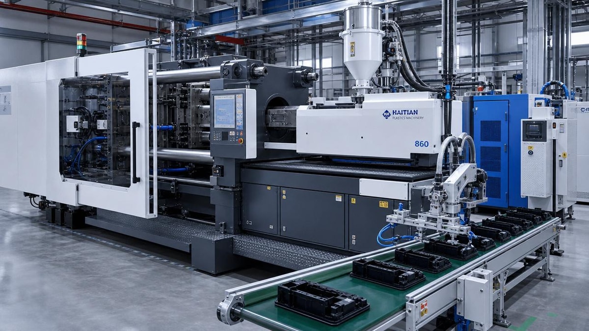 Injection molding machine specifications that affect cycle time