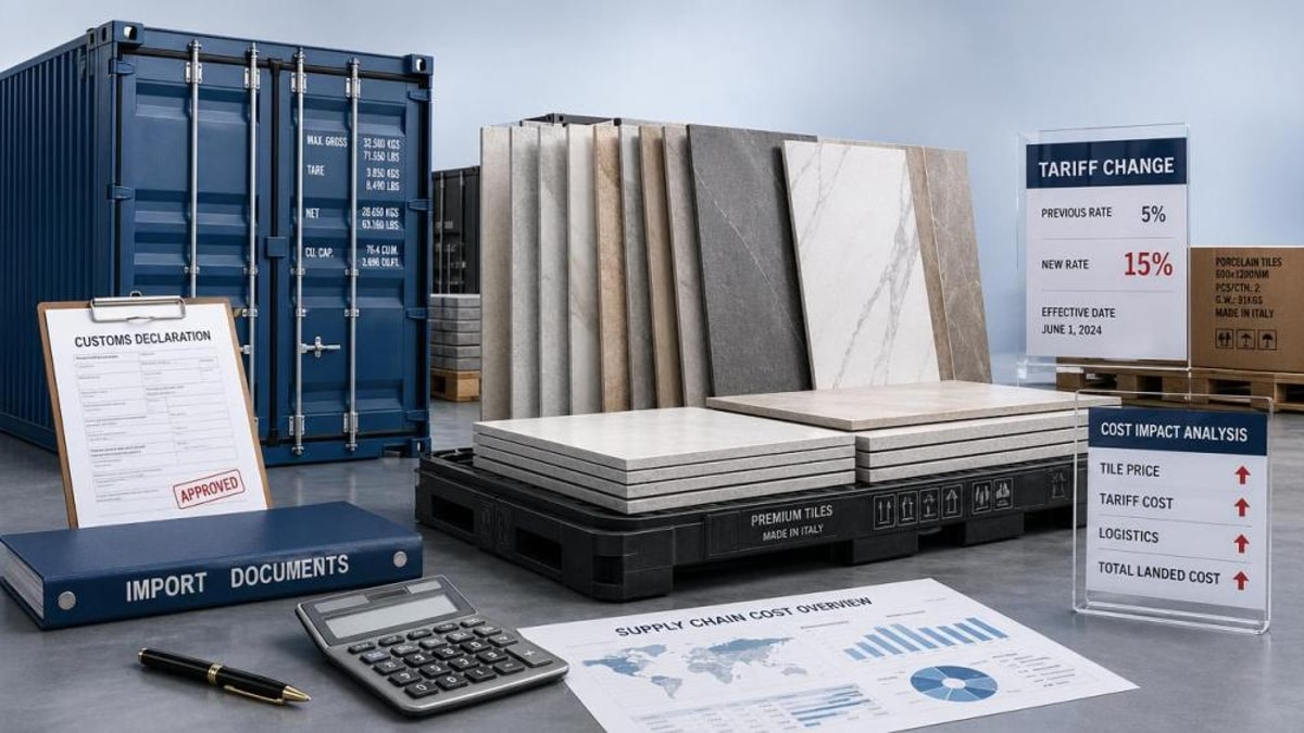 Trade tariffs are reshaping tile pricing faster than expected