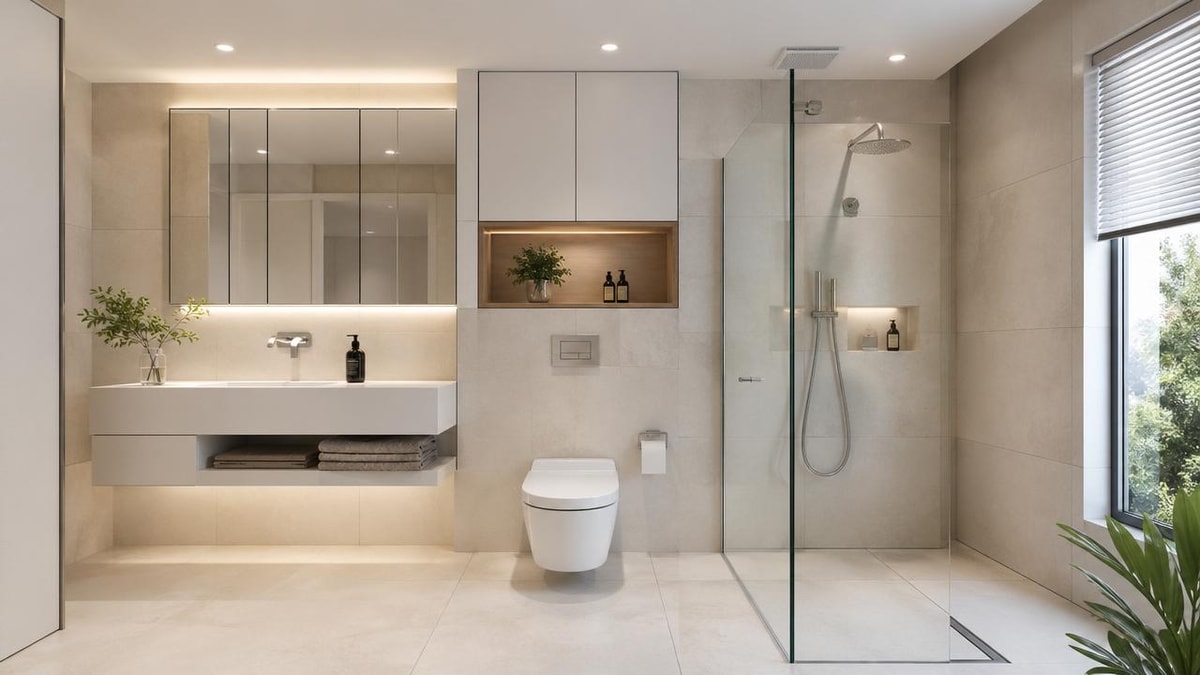 Residential Design Innovation Ideas for Better Small Bathroom Layouts