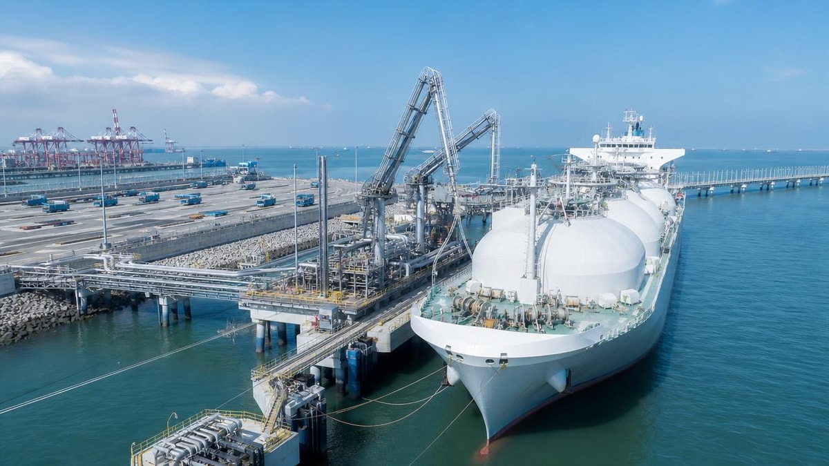 Shanghai Yangshan Phase IV Launches LNG Vessel Dedicated Berth