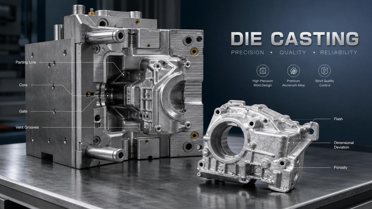 Die casting defects that often trace back to tool wear