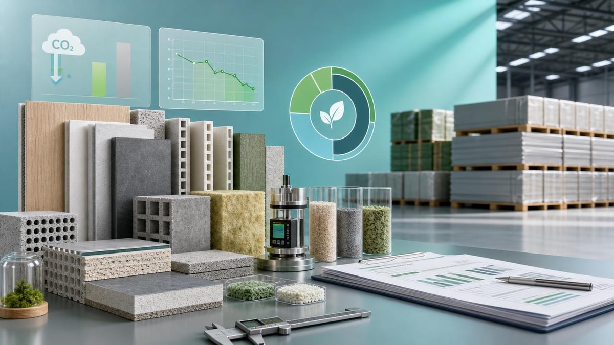 Low-Carbon Building Materials: What to Compare Before Scaling Supply