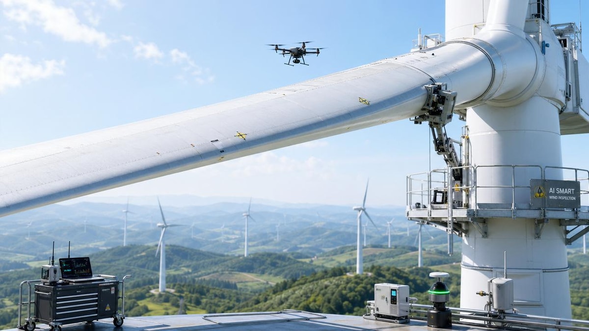 Wind Turbine Blades Are Getting Larger, but Are They Easier to Maintain?