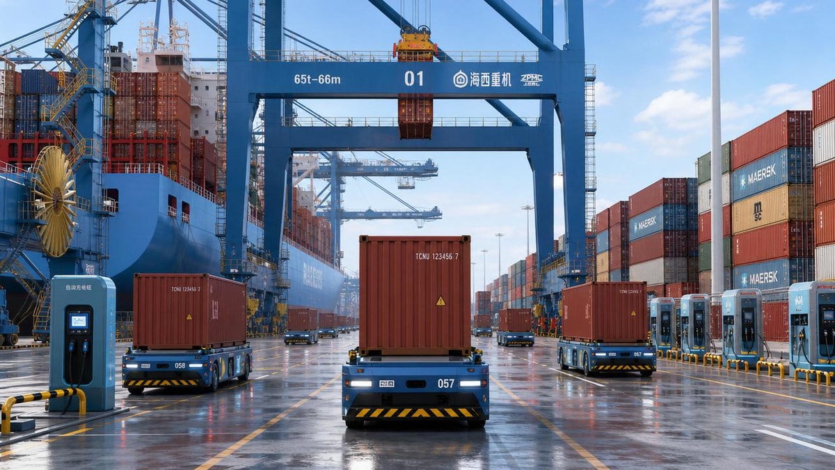AGV Suppliers to Watch as Port Automation Expands