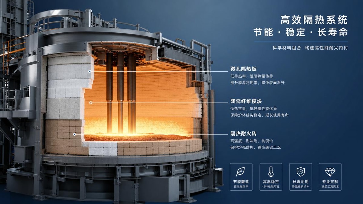 Advanced Materials for Thermal Insulation in Electric Arc Furnaces: Key Selection Points