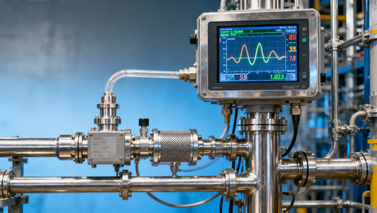 What causes drift in online gas monitoring over long runs?