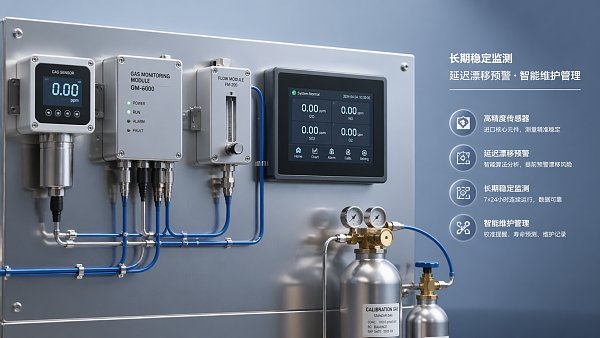Gas monitoring sensor drift often shows up later than expected