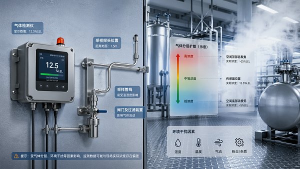 Why gas monitoring data may not match on-site conditions