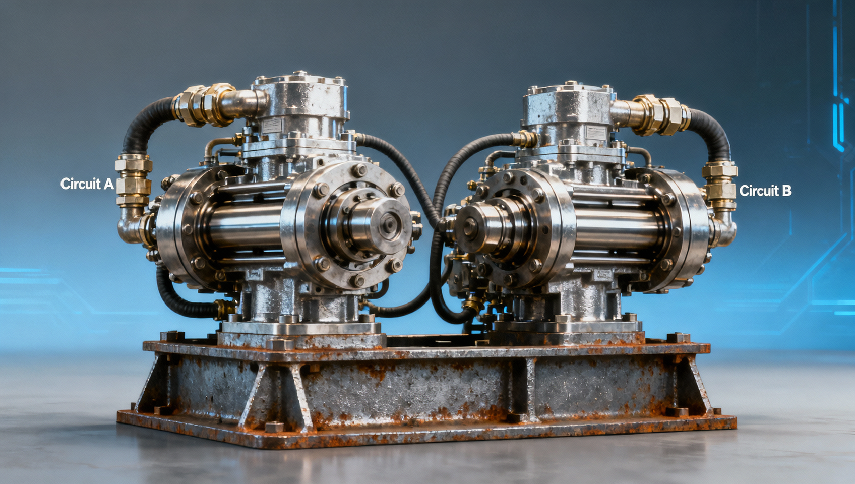 Excavator manufacturer hydraulic system redundancy: Is dual-pump architecture standard on machines over 20 tons?