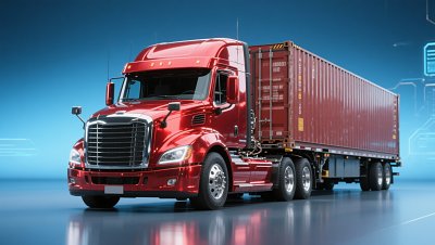 Why do logistics companies prefer tractor trucks?
