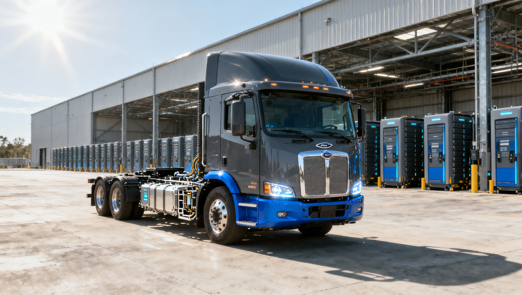Commercial trucks manufacturer with electric models: Which ones offer battery-swapping compatibility?
