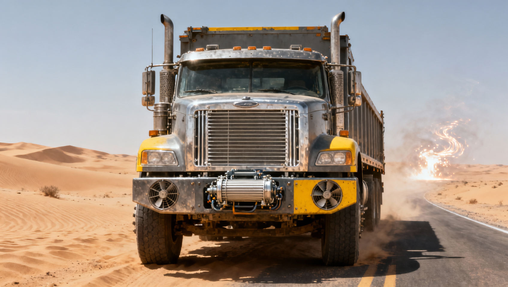 Heavy duty trucks for sale in Middle East: Why desert cooling systems aren’t optional
