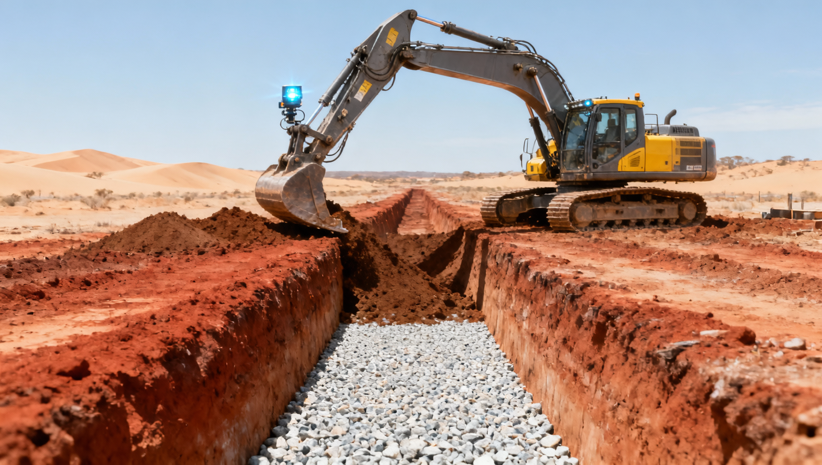 Excavator for pipeline installation: How trench depth accuracy affects long-term pipe integrity