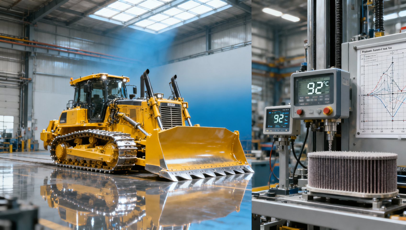 Bulldozer factory in Asia: How local assembly lines impact long-term maintenance predictability