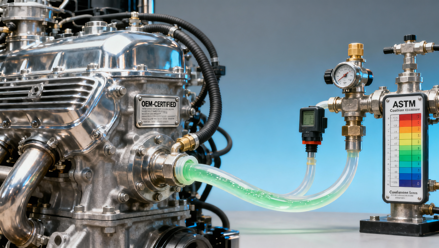Truck engine longevity drops 18% when using non-certified coolant — here’s why