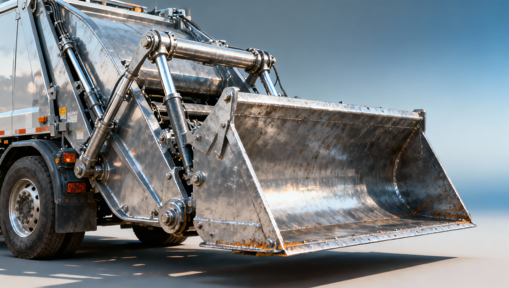 Garbage truck compaction force drops faster than spec sheets suggest