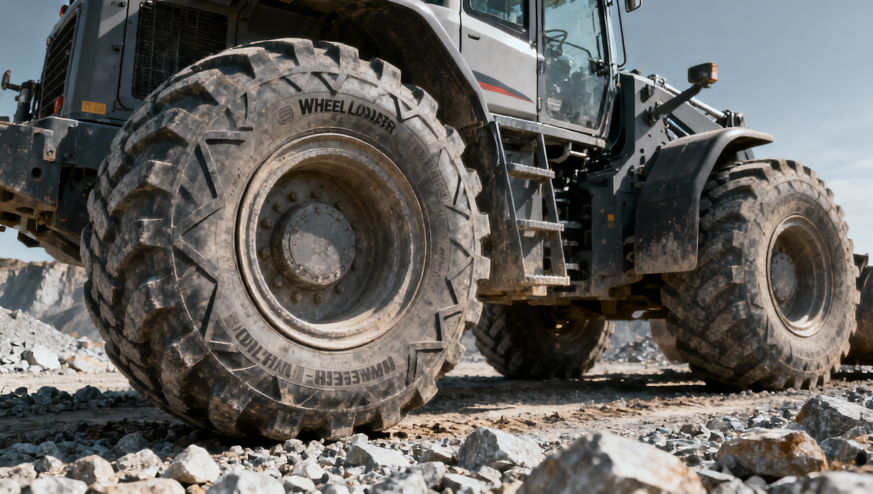 Wheel loader tire selection shifts as quarry surfaces get more abrasive
