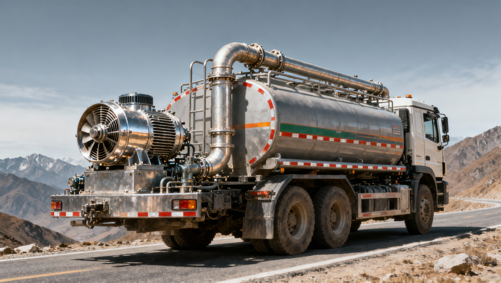 Water truck pump cavitation becomes common above 1,800m elevation