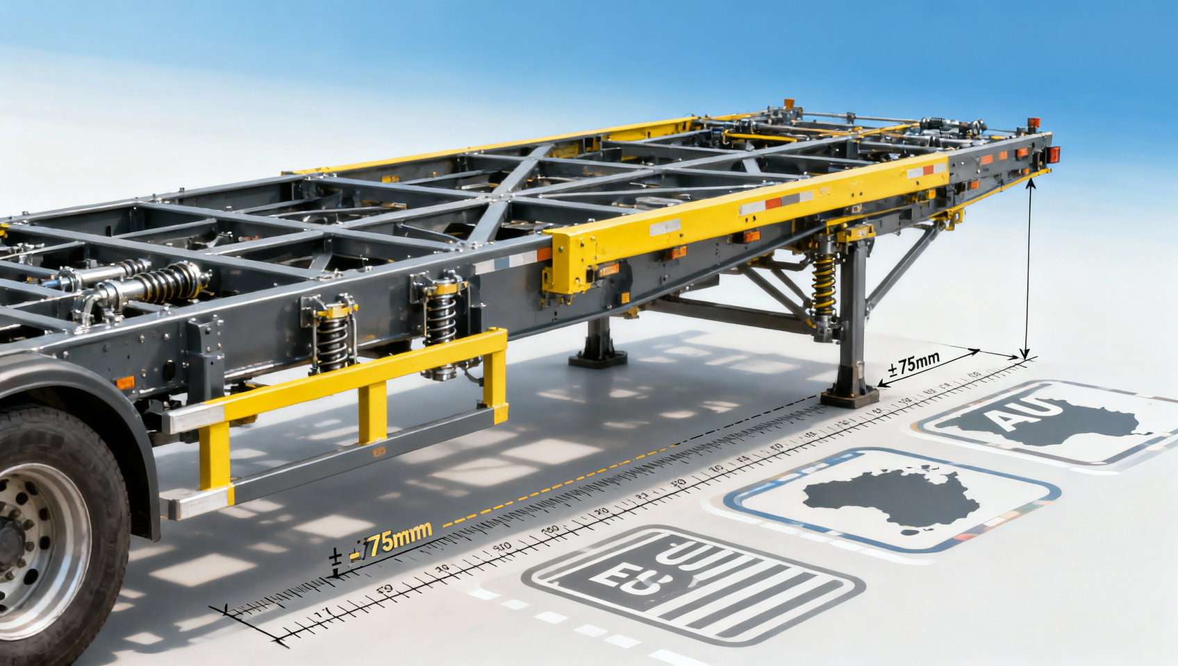 Low bed trailer deck height isn’t standardized—why measurements vary by ±75mm