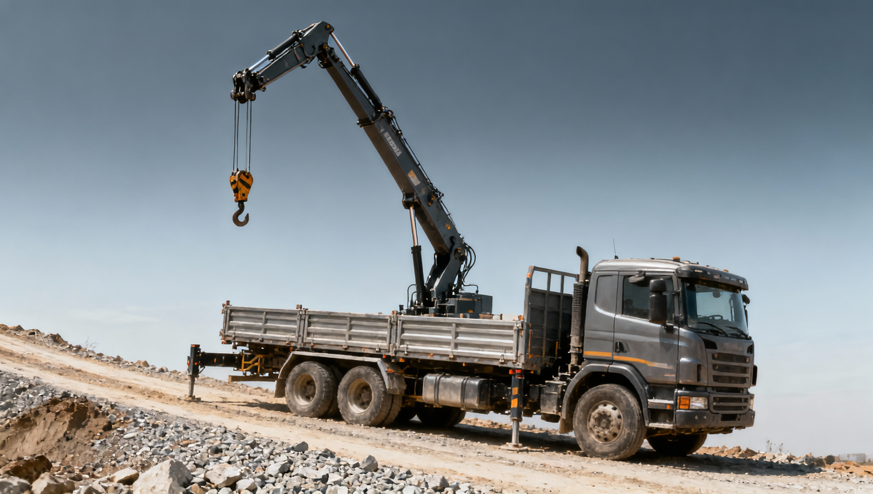 Truck mounted crane load chart accuracy: Why factory specs don’t match real-site conditions