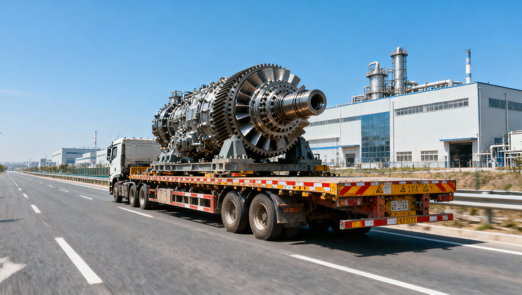 Changzhou Economic Zone Enables 24-Hour Oversized Transport for Wind Gearboxes