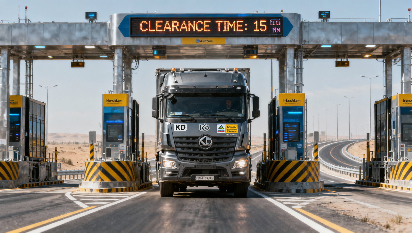 Irkeshtam Port 24-Hour Freight Clearance Hits 1243 Trucks/Day