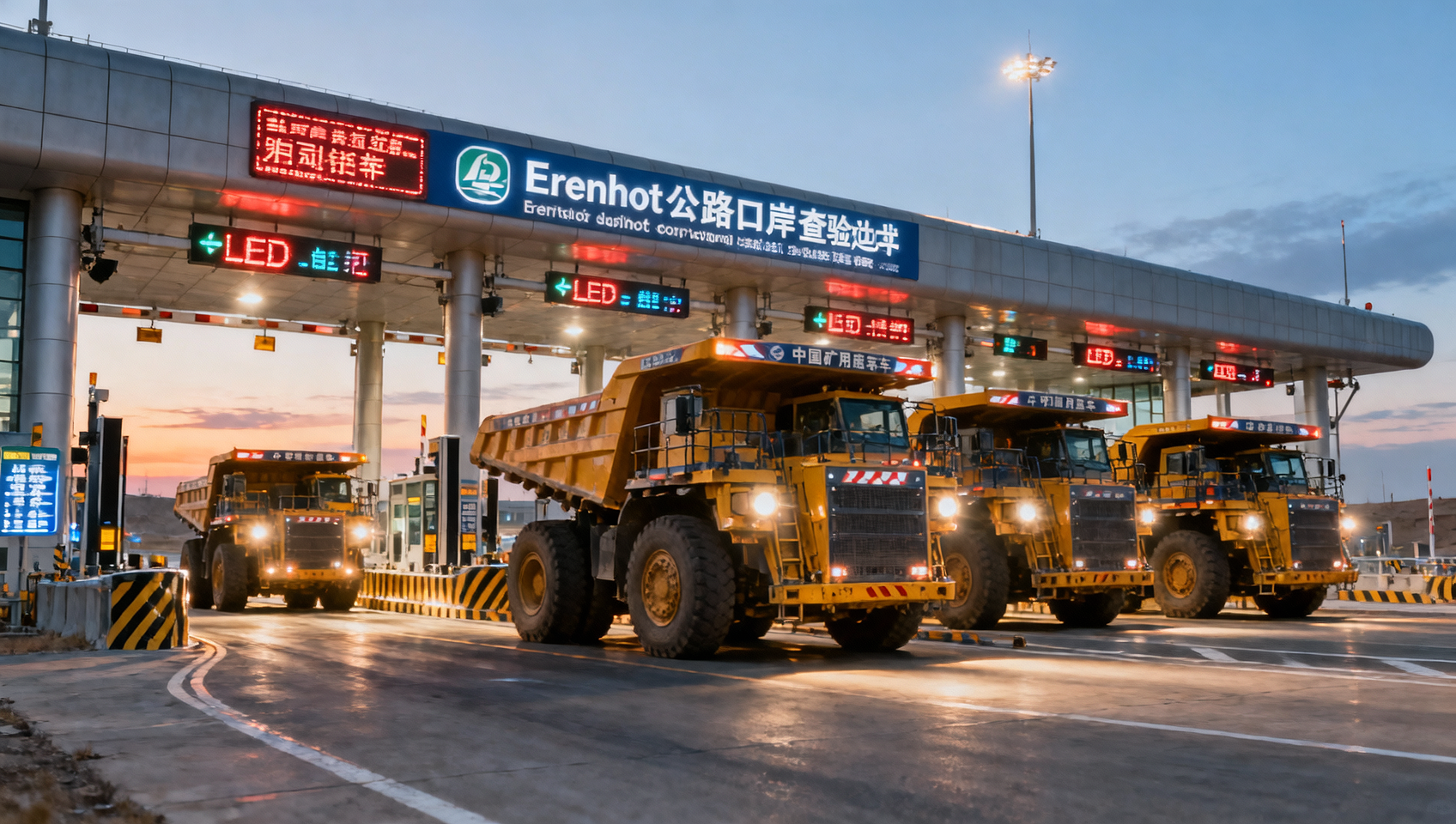 Erenhot Highway Port Launches 24-Hour Freight Clearance