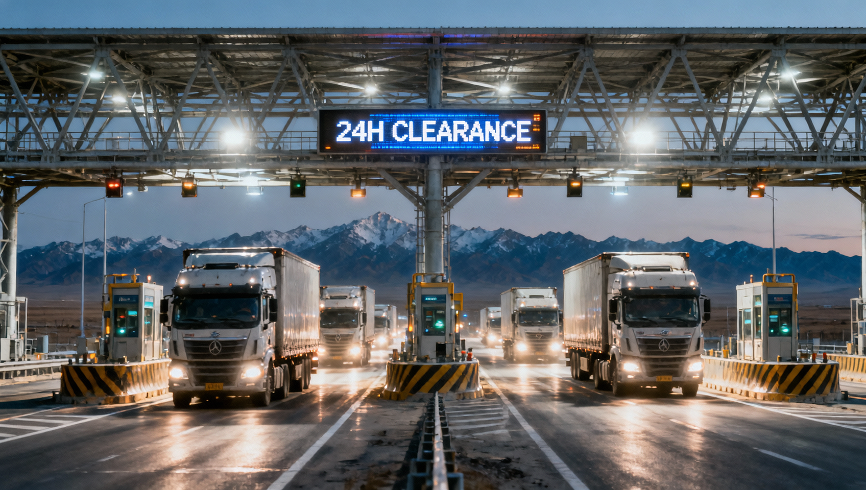 Erenhot Highway Port Launches 24-Hour Freight Clearance