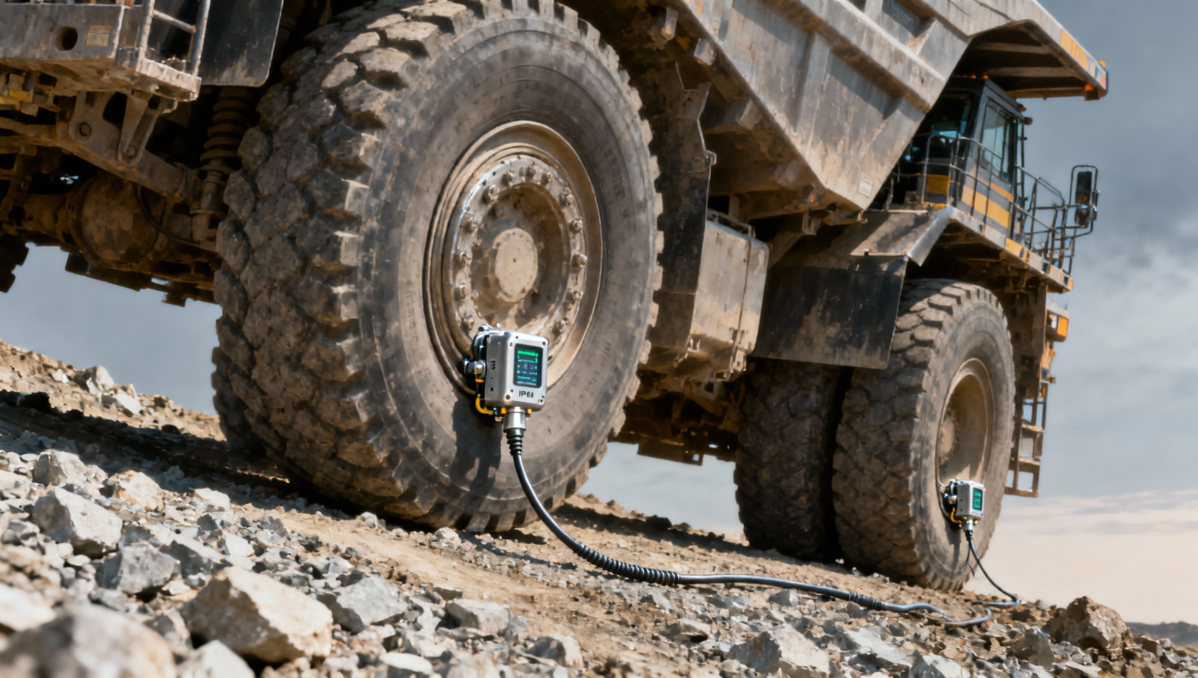Truck mining tire pressure monitoring: why static readings mislead on uneven terrain