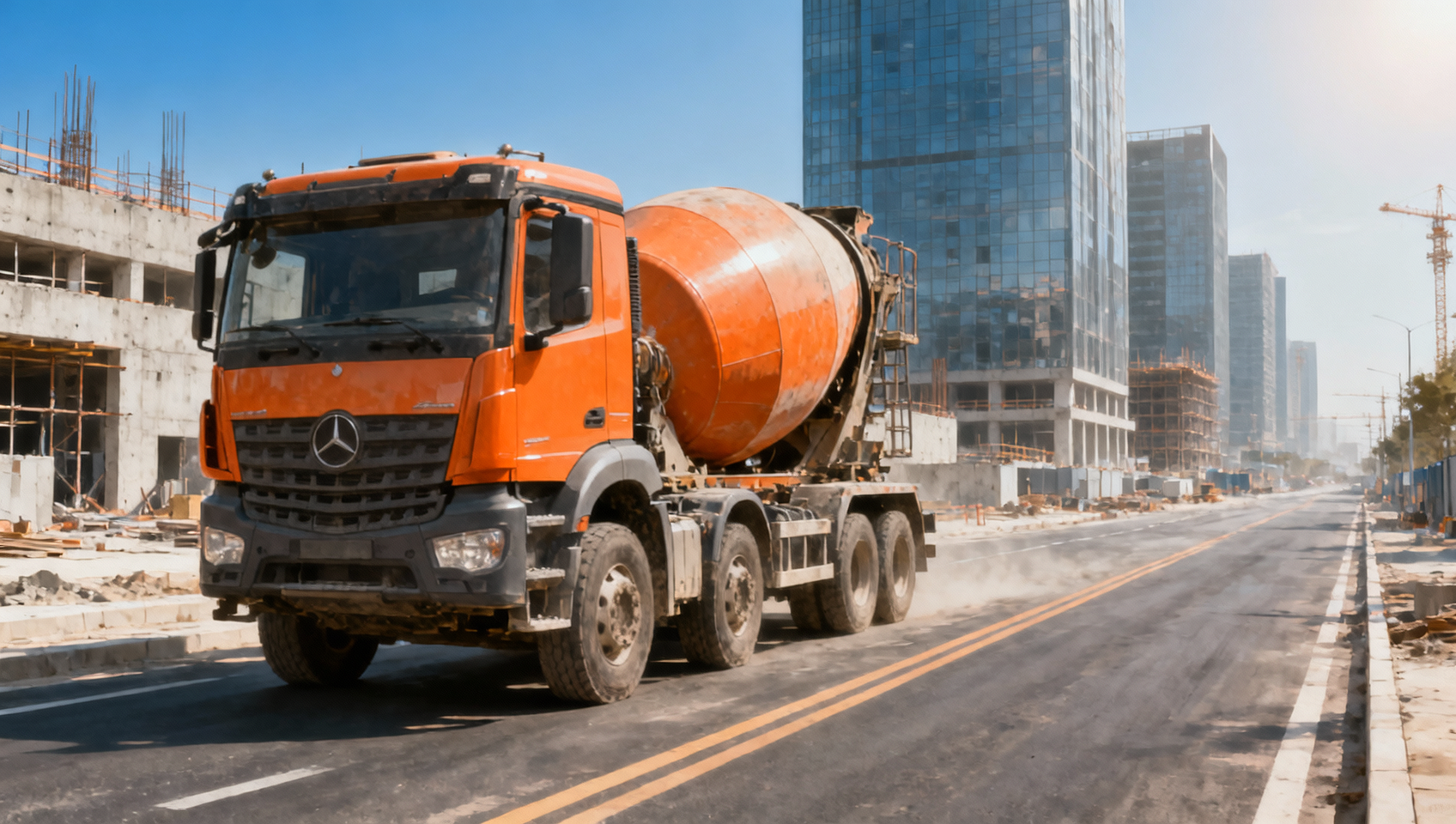 Why Mixer Truck Delivery Efficiency Depends on Route Planning