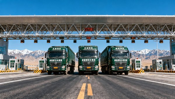 Q1 Xinjiang Intl Road Freight & Passenger Volume Up, Central Asia Heavy-Duty Truck Export Capacity Expands