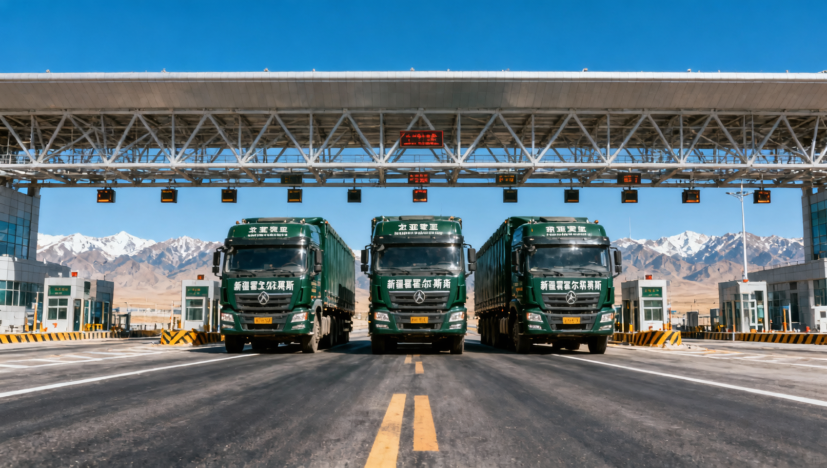 Q1 Xinjiang Intl Road Freight & Passenger Volume Up, Central Asia Heavy-Duty Truck Export Capacity Expands