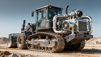 Dozer truck hydraulic flow demand often exceeds standard auxiliary circuit capacity