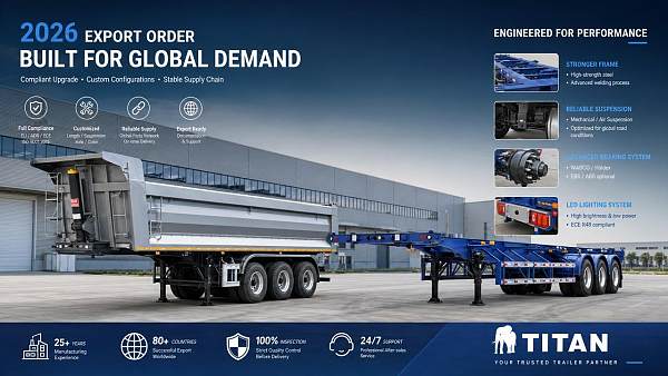 Truck Trailer Manufacturer Trends Reshaping Export Orders in 2026
