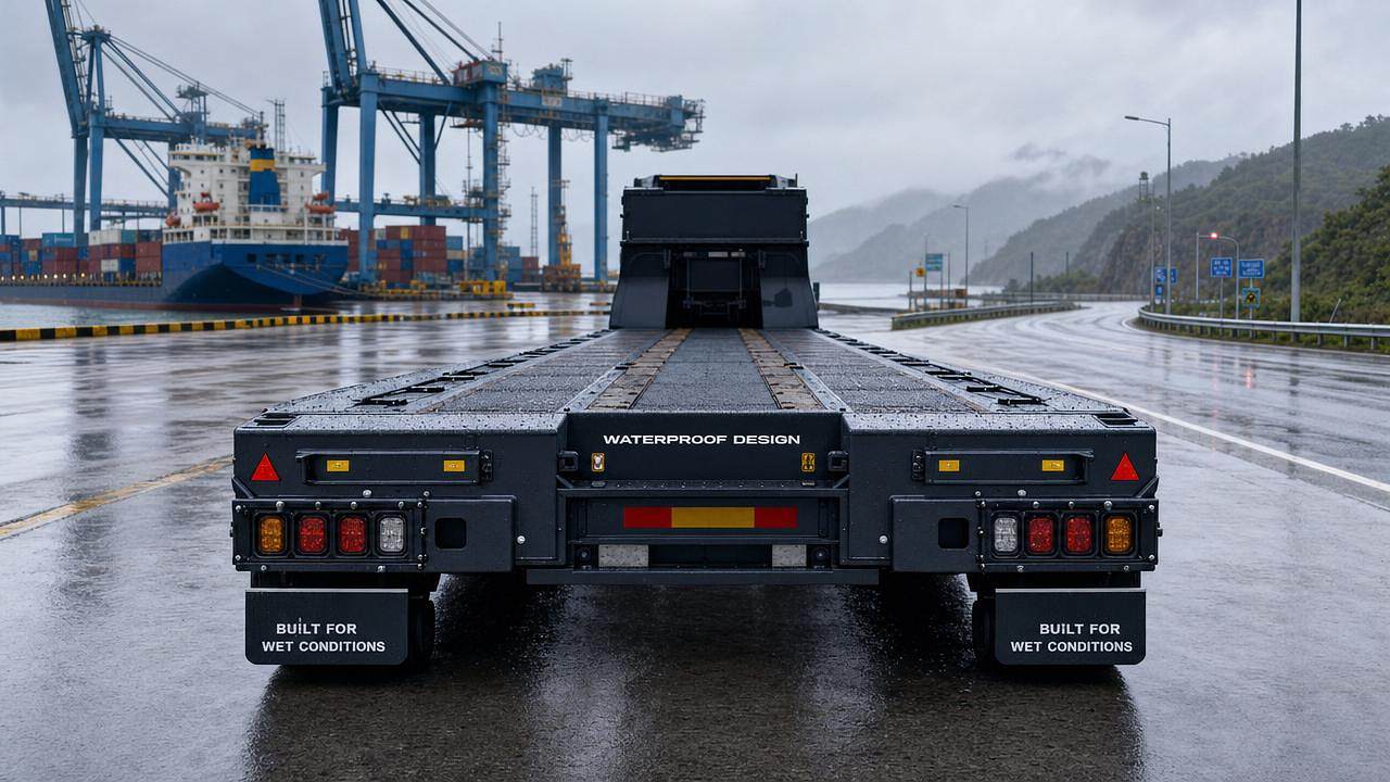 Low Bed Trailer Export With Waterproof Features: Key Specs That Matter